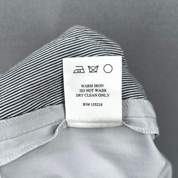 WILDFANG The Ace Crop Pant Womens 6 Light Gray High Rise Cotton Tapered Chino - Picture 9 of 16